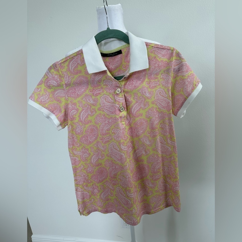 SALE Bobby Jones Short Sleeve Colored Shirt, Size M